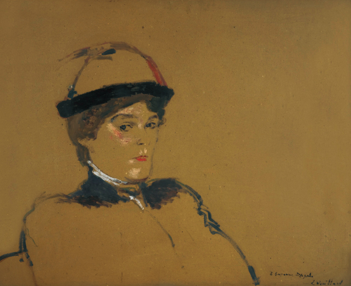  Edouard Vuillard —— 戴帽子的女人
